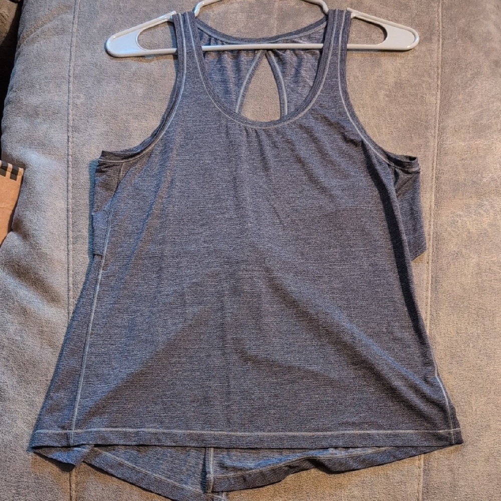 Lululemon Deep Purple Tank With Back Design